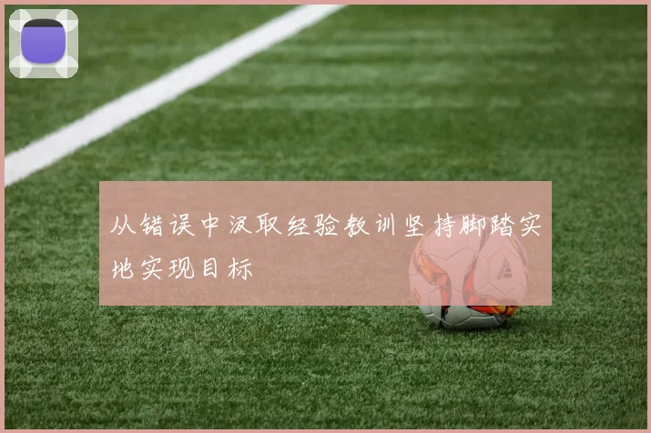 从错误中汲取经验教训坚持脚踏实地实现目标